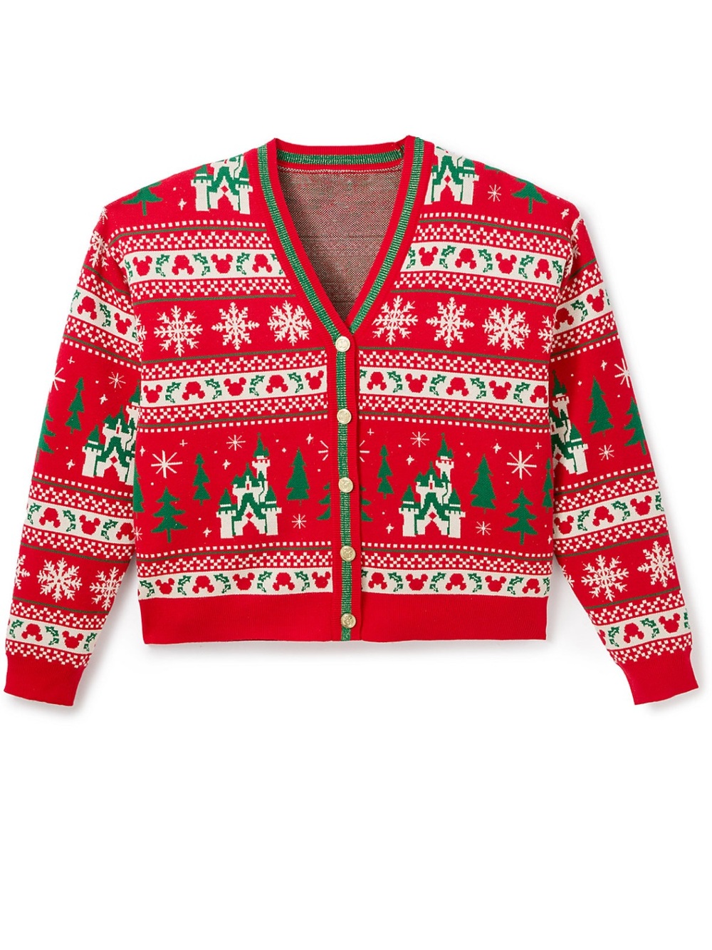 NEW Mickey Mouse Icon Holiday Cardigan - Picture 2 of 11